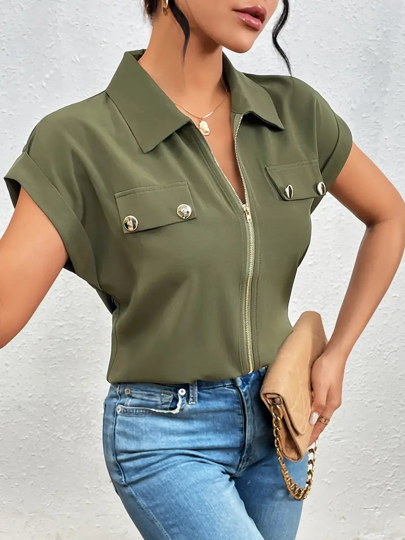 Isaline Short Sleeve Blouse
