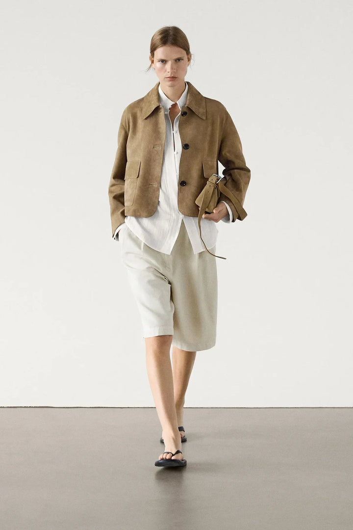 Alden Split Suede Leather Jacket