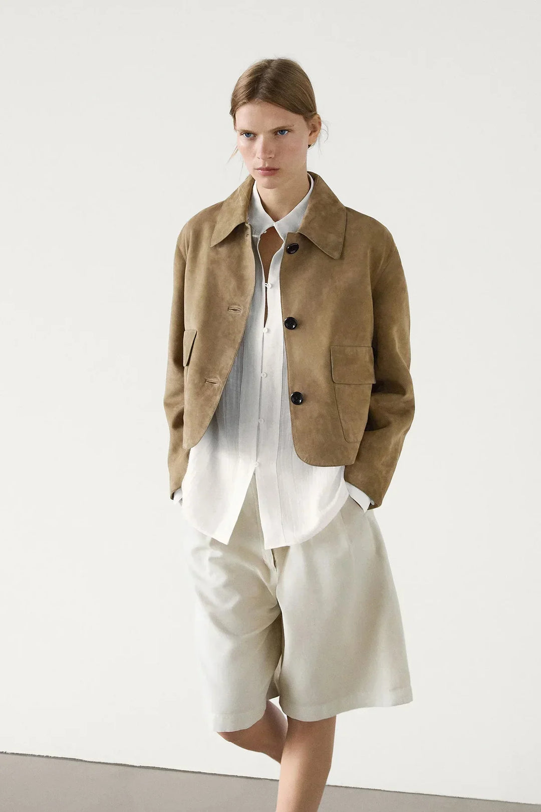 Alden Split Suede Leather Jacket