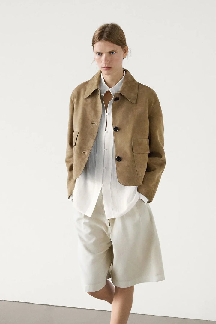 Alden Split Suede Leather Jacket