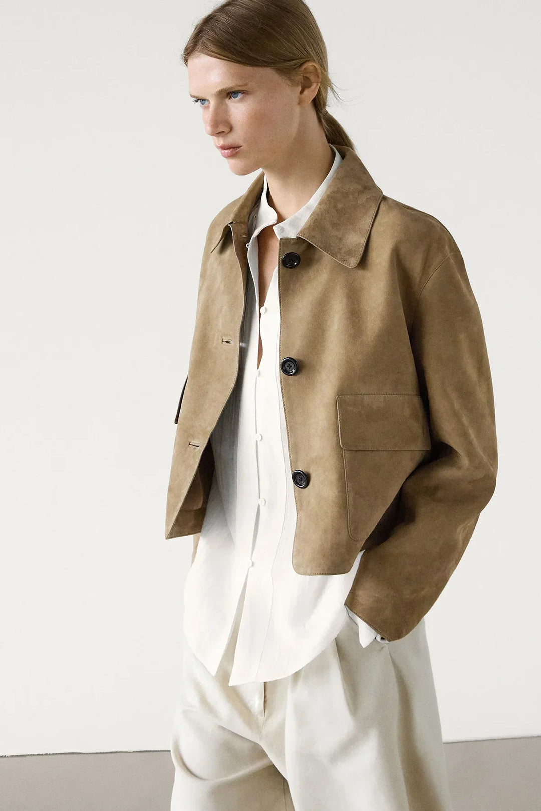 Alden Split Suede Leather Jacket