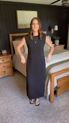 Naomi Relaxed Elegance Wrinkle-Free Maxi Dress