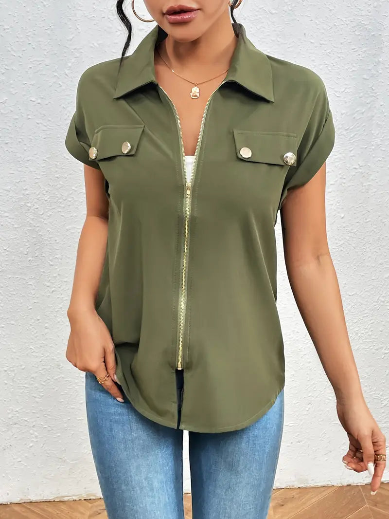 Isaline Short Sleeve Blouse