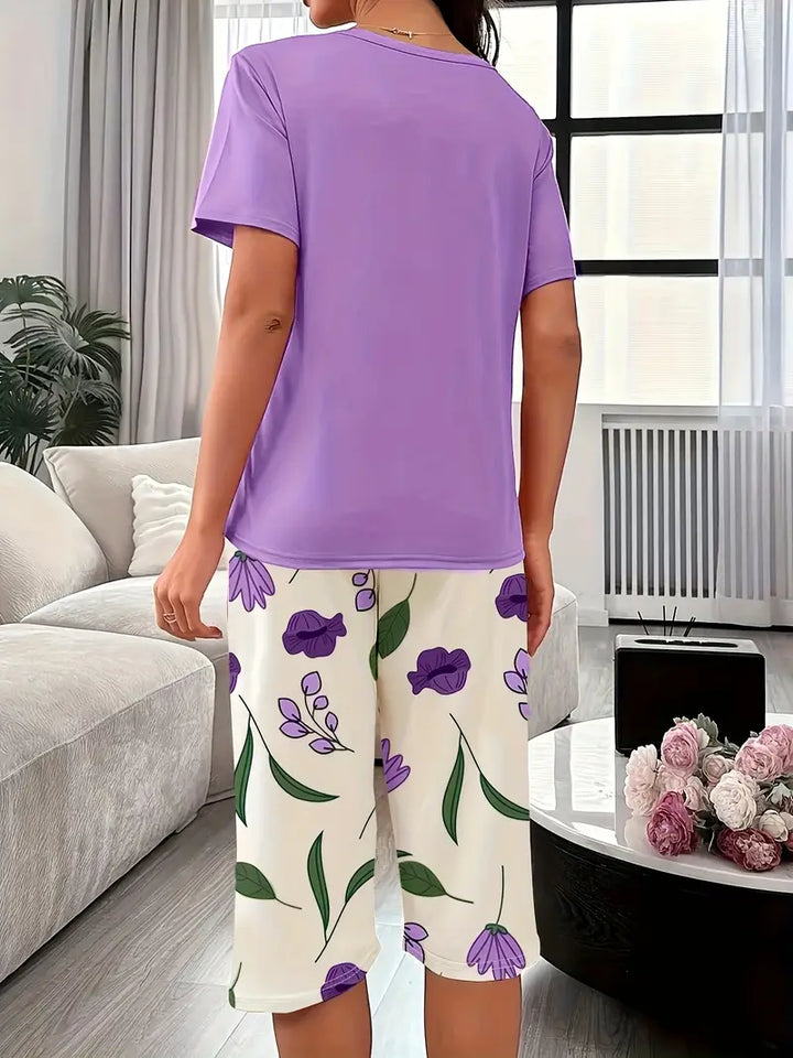 Marisse Cozy Floral Relaxation Wear Set