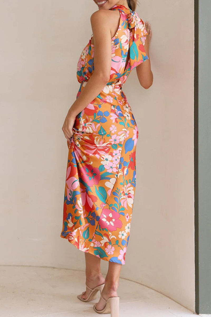 The Isalora Asymmetrical Patchwork Dress