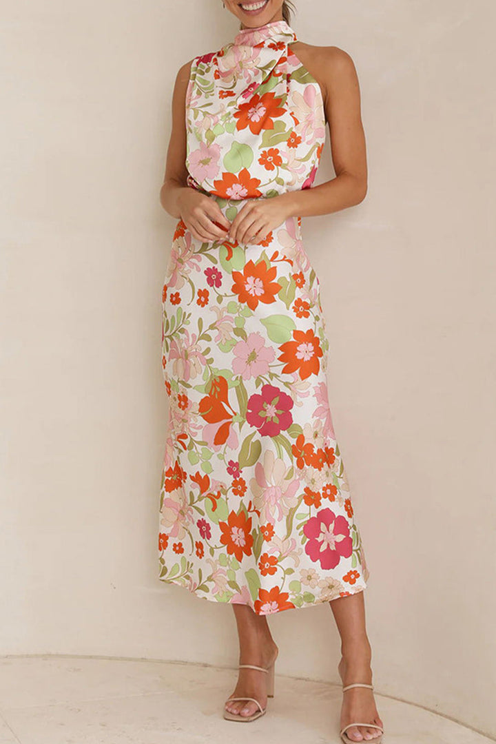 The Isalora Asymmetrical Patchwork Dress