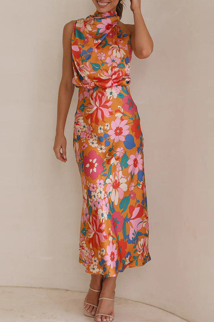 The Isalora Asymmetrical Patchwork Dress
