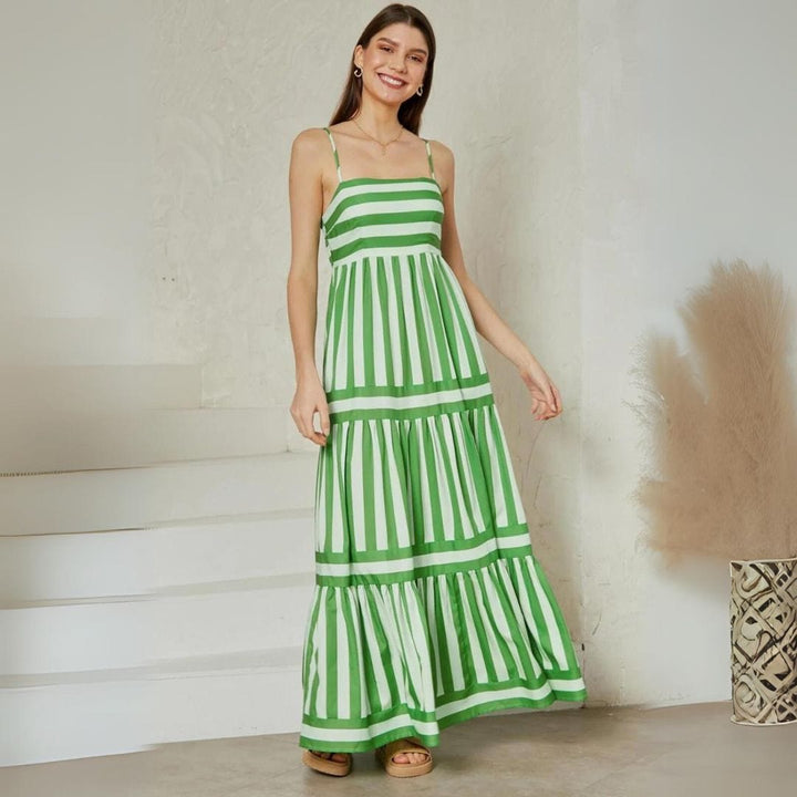 Liora Lace-Trimmed Maxi Dress