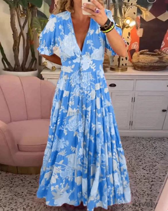 The Sicilia Belted Midi Dress