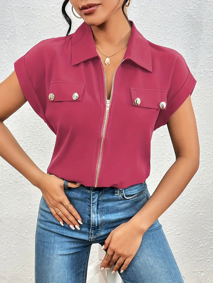 Isaline Short Sleeve Blouse