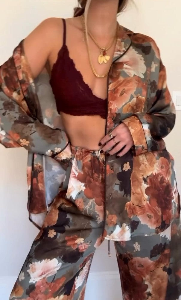 AMELIE Satin Pyjama Set