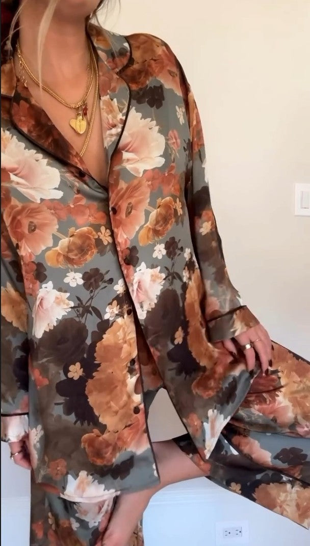 AMELIE Satin Pyjama Set