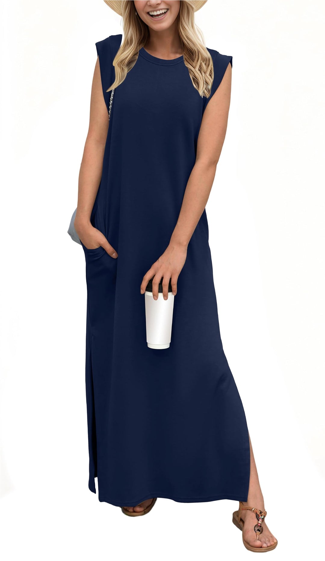 Naomi Relaxed Elegance Wrinkle-Free Maxi Dress