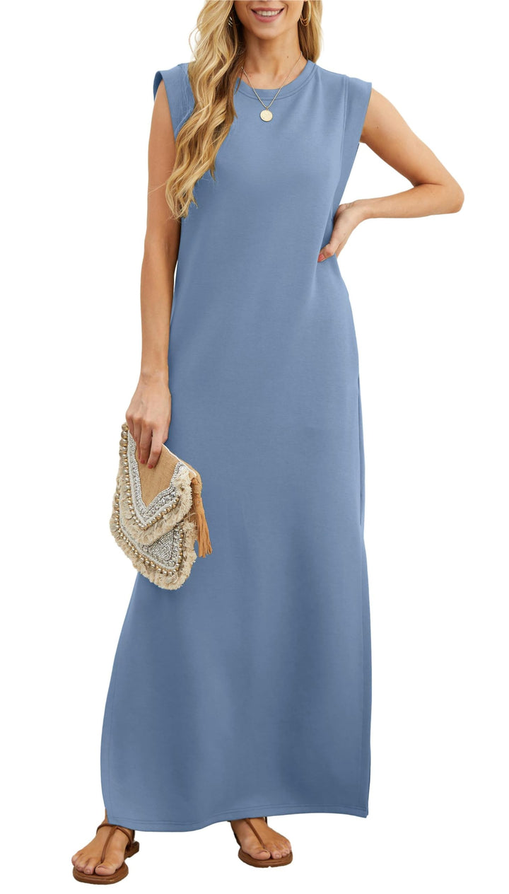 Naomi Relaxed Elegance Wrinkle-Free Maxi Dress