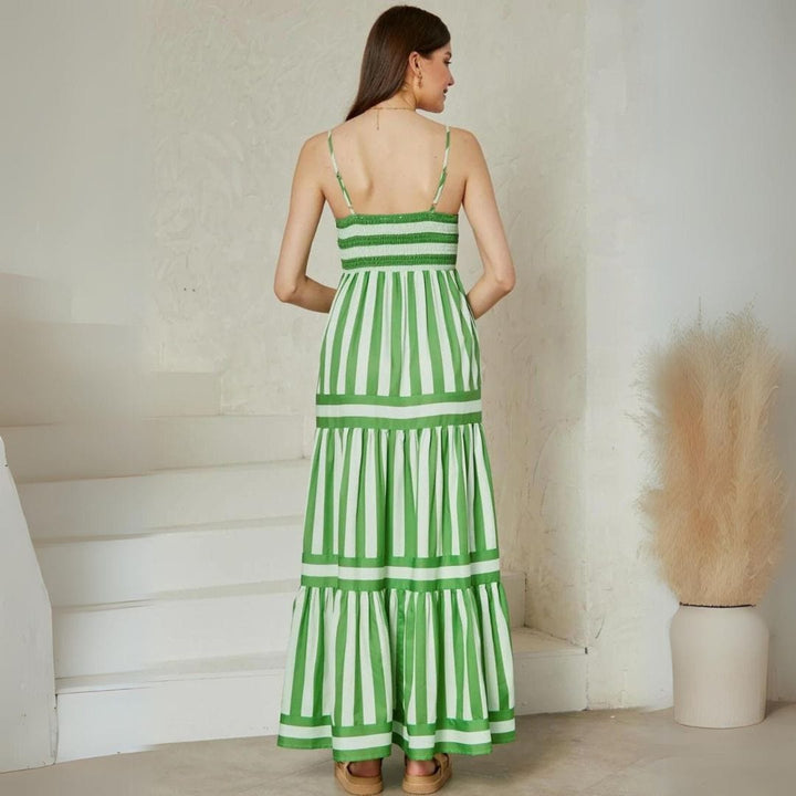 Liora Lace-Trimmed Maxi Dress