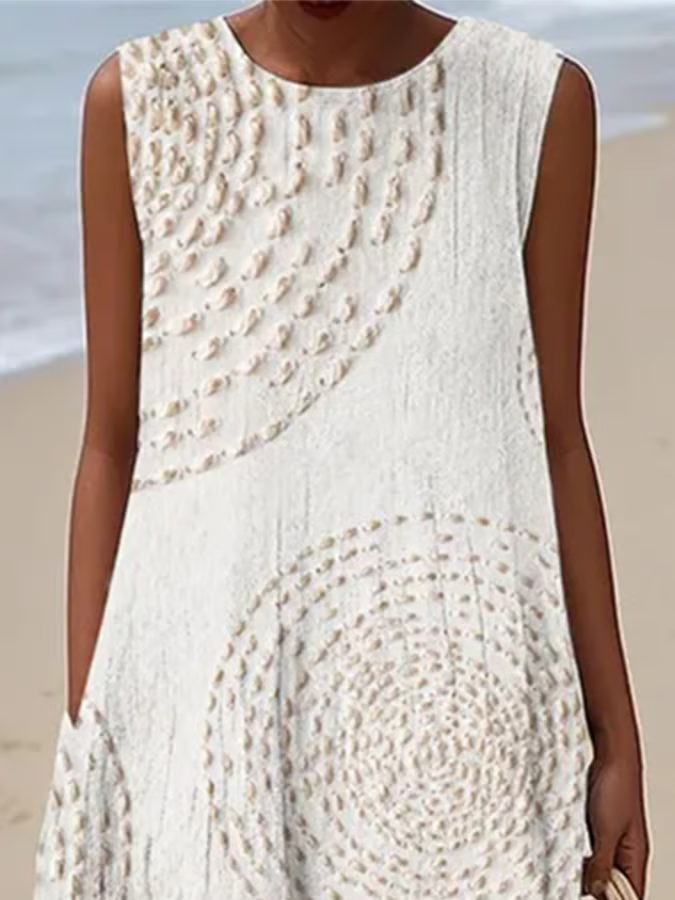 Talina Sleeveless Printed Dress
