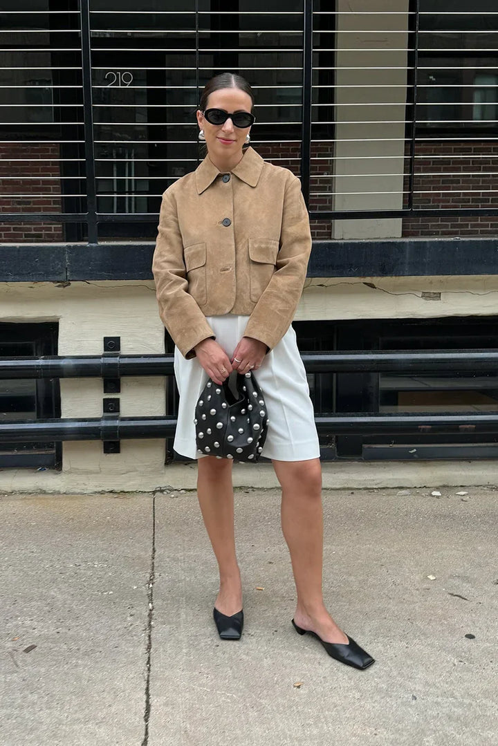 Alden Split Suede Leather Jacket