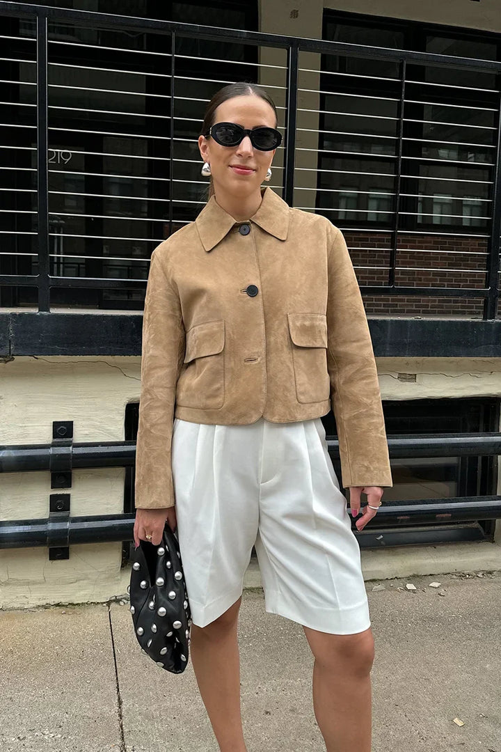 Alden Split Suede Leather Jacket