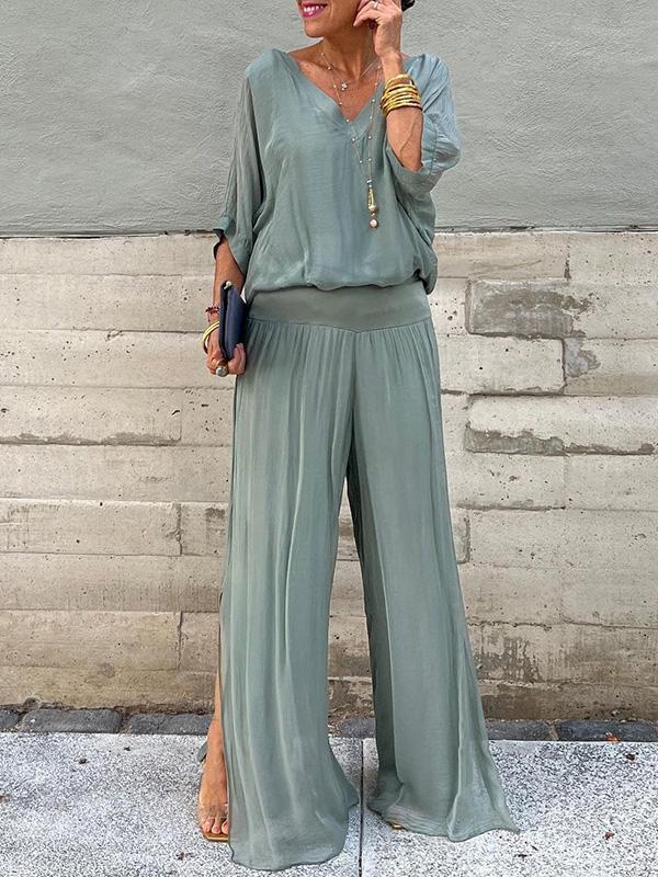 The Elara Chiffon Two-Piece Set
