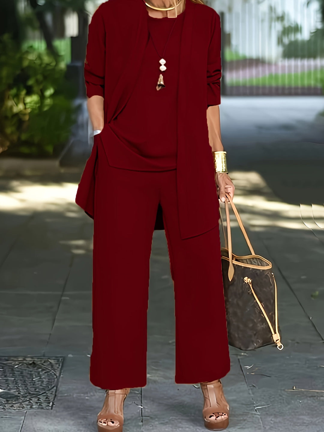 Delaney Stylish Chic Three Piece Set