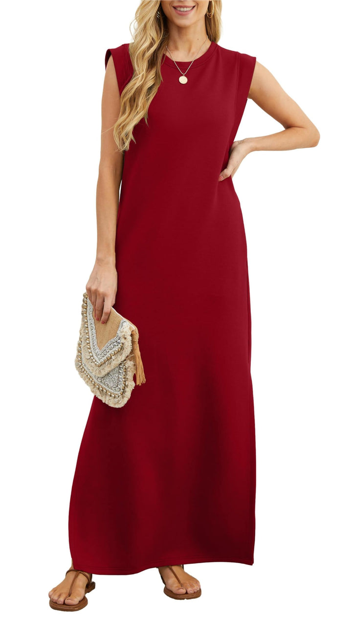 Naomi Relaxed Elegance Wrinkle-Free Maxi Dress