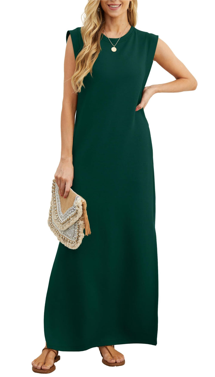 Naomi Relaxed Elegance Wrinkle-Free Maxi Dress