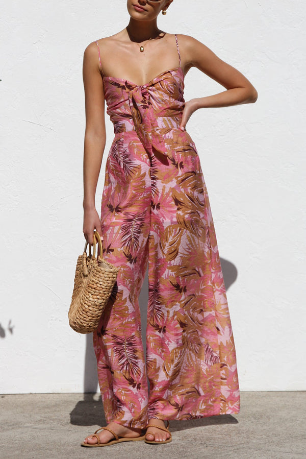 Anayana Tropical Print Summer Jumpsuit