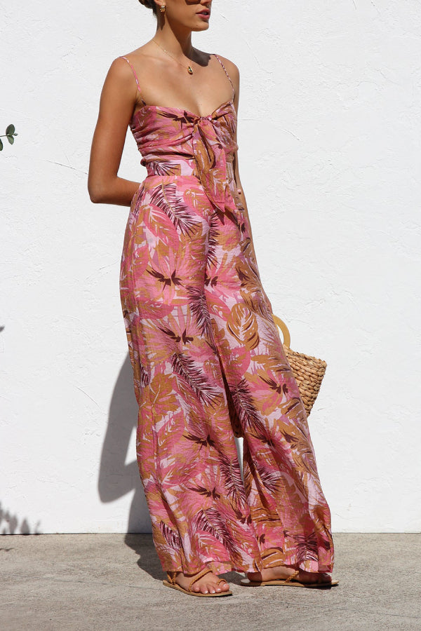 Anayana Tropical Print Summer Jumpsuit