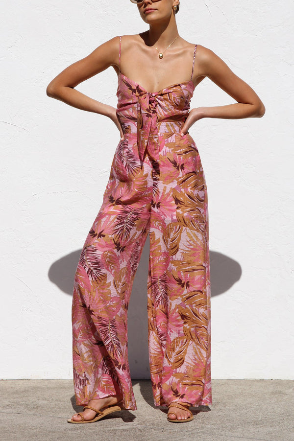 Anayana Tropical Print Summer Jumpsuit