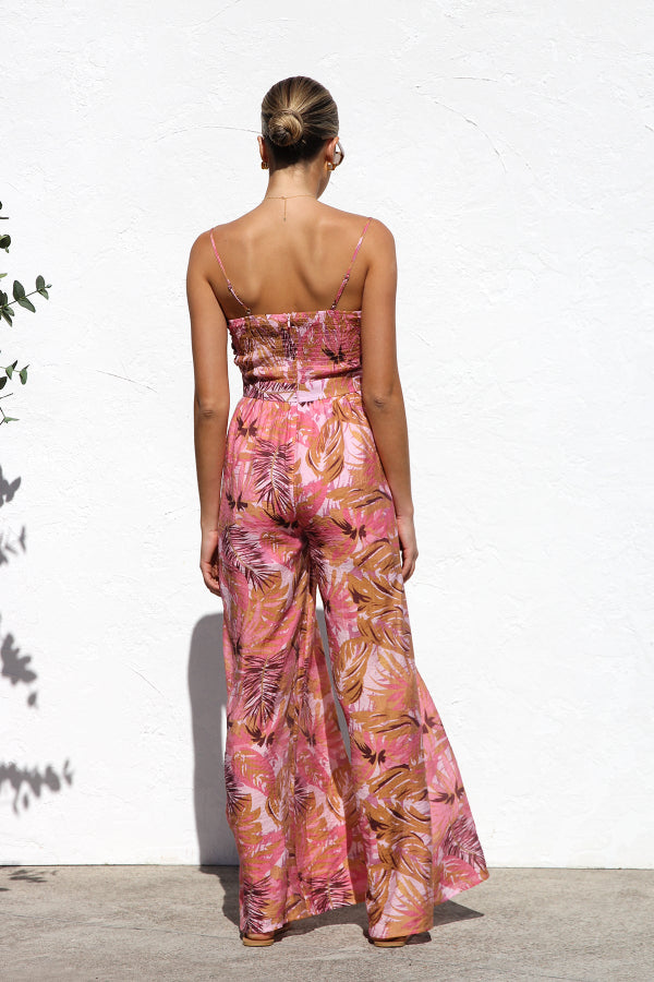 Anayana Tropical Print Summer Jumpsuit