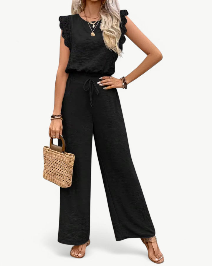 Callie Ruffle Sleeve Jumpsuit