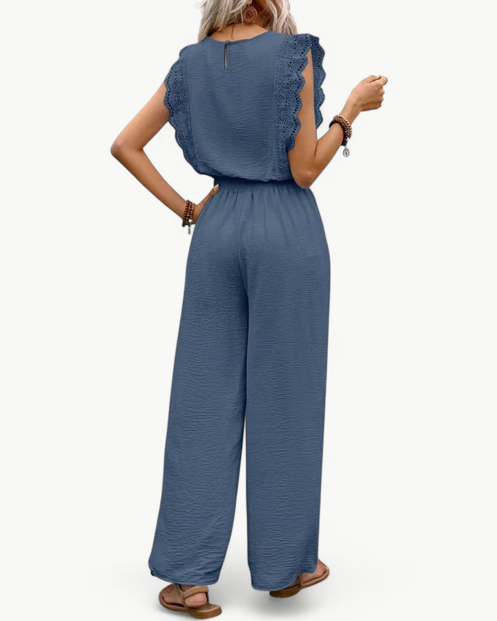 Callie Ruffle Sleeve Jumpsuit