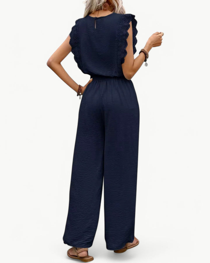 Callie Ruffle Sleeve Jumpsuit