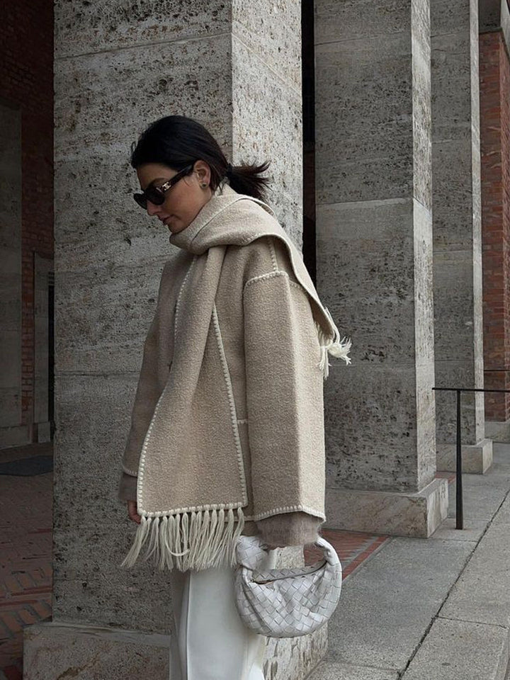 Jacket with Scarf