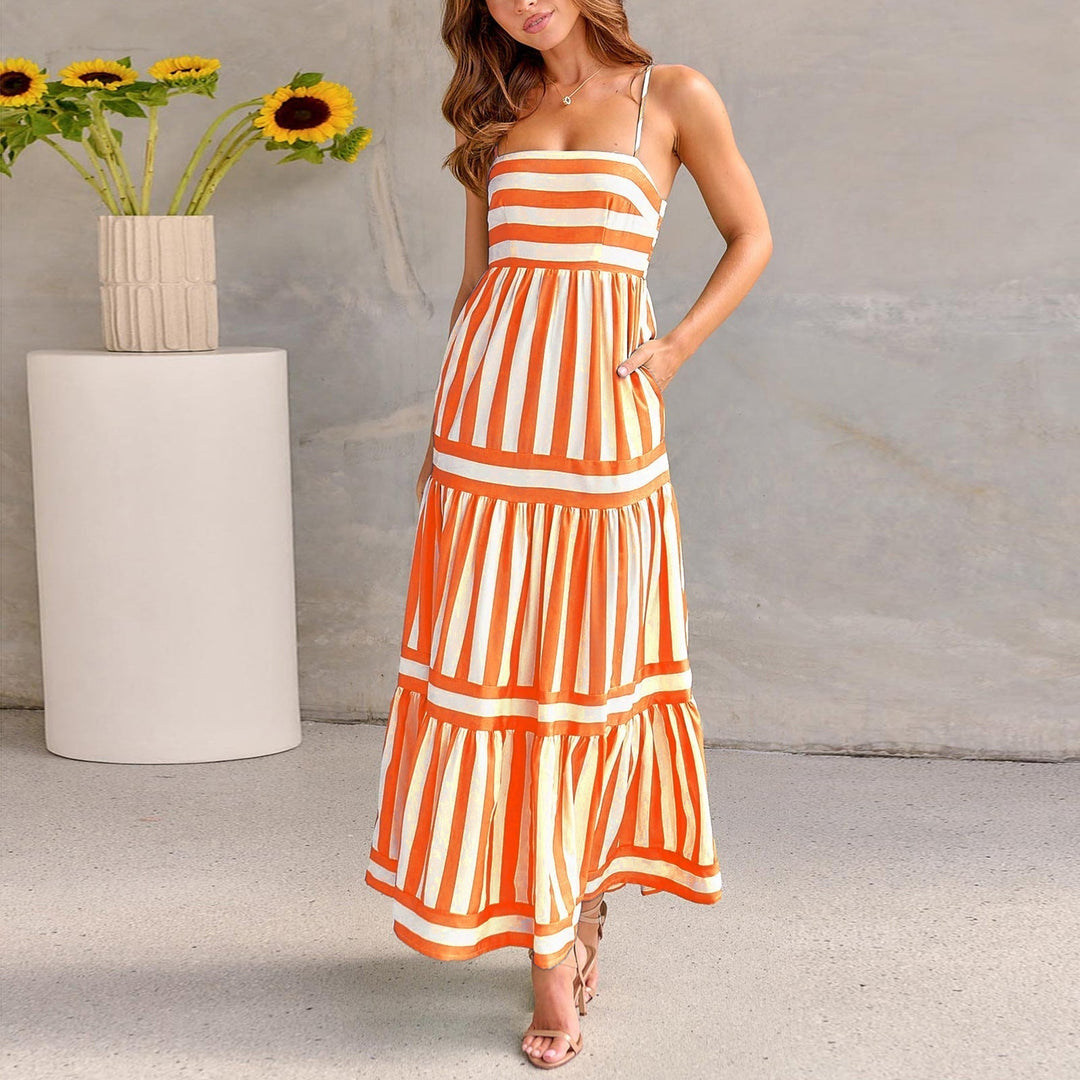 Liora Lace-Trimmed Maxi Dress