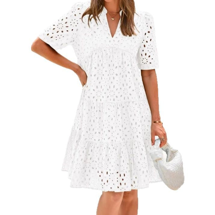 Maraya Open-Back Mini Dress