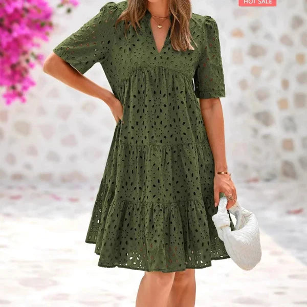 Maraya Open-Back Mini Dress