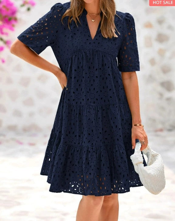 Maraya Open-Back Mini Dress