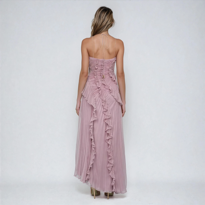 Dree - Custom Sleeveless Halter Dress