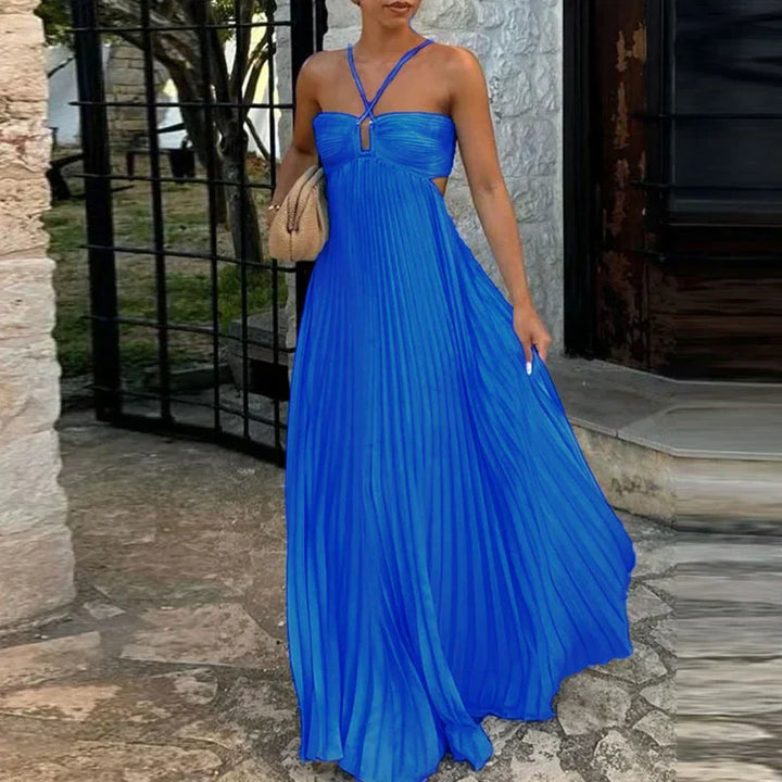 Nadelya Summer Halter Maxi Dress