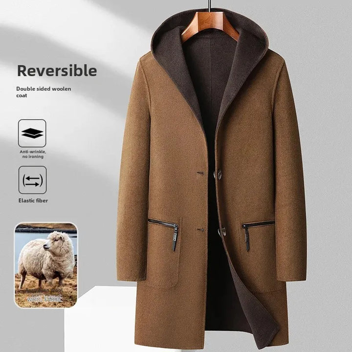Charles Merino Wool Overcoat