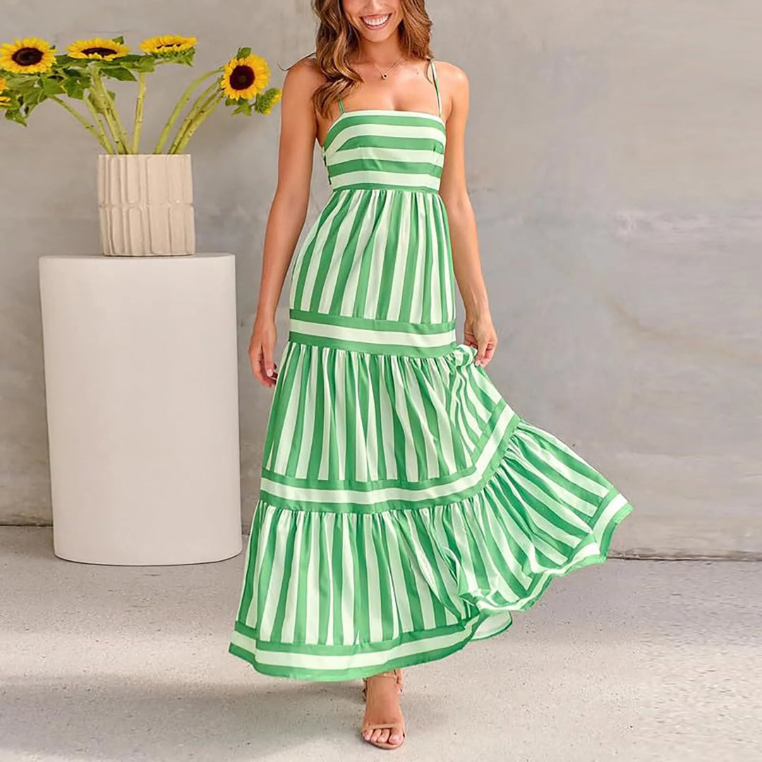 Liora Lace-Trimmed Maxi Dress