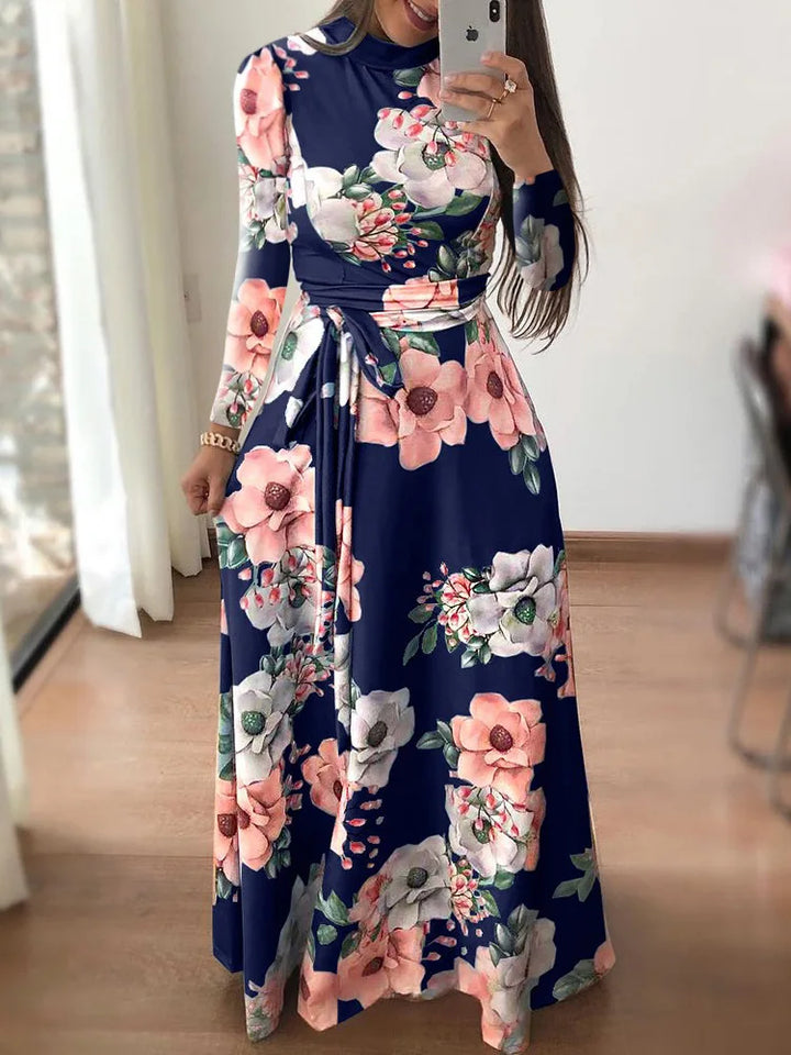 Melora Floral Long Sleeve Maxi Dress