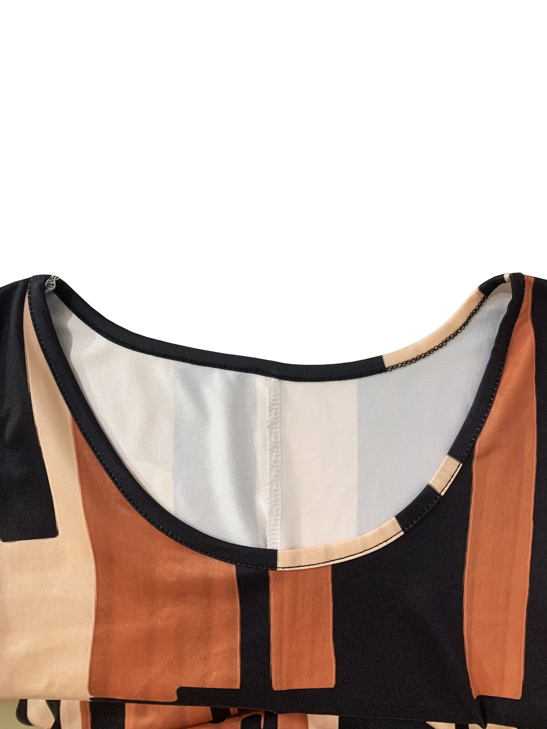 Amalia Geometric Sleeveless Midi Dress