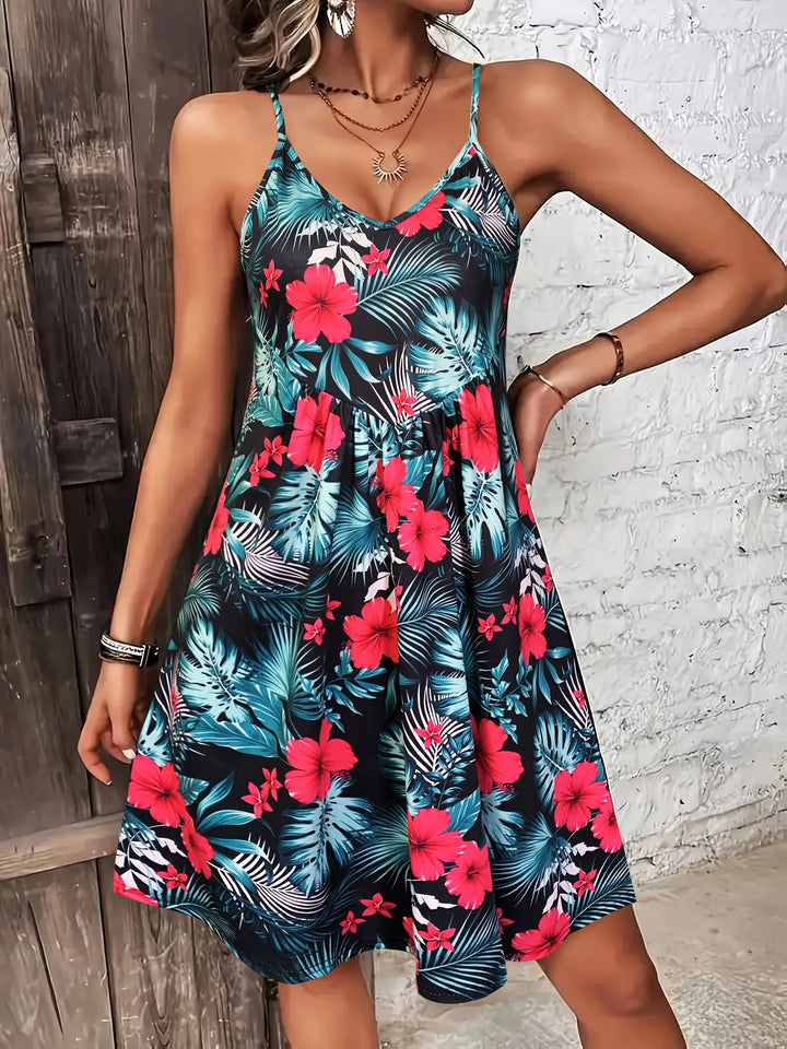 Mireya Boho Spaghetti Strap Dress