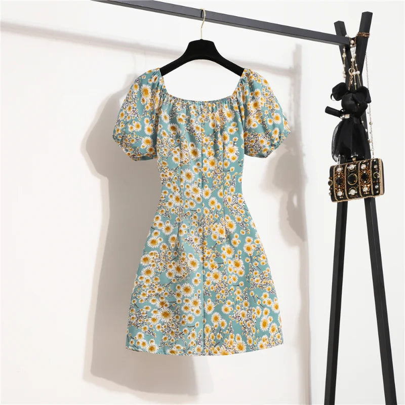 Liora Floral Chiffon Mini Dress