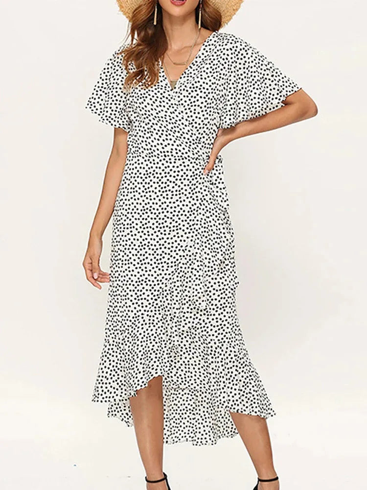 Soraya Floral Wrap Maxi Dress