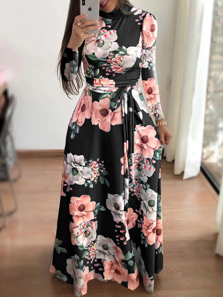 Melora Floral Long Sleeve Maxi Dress
