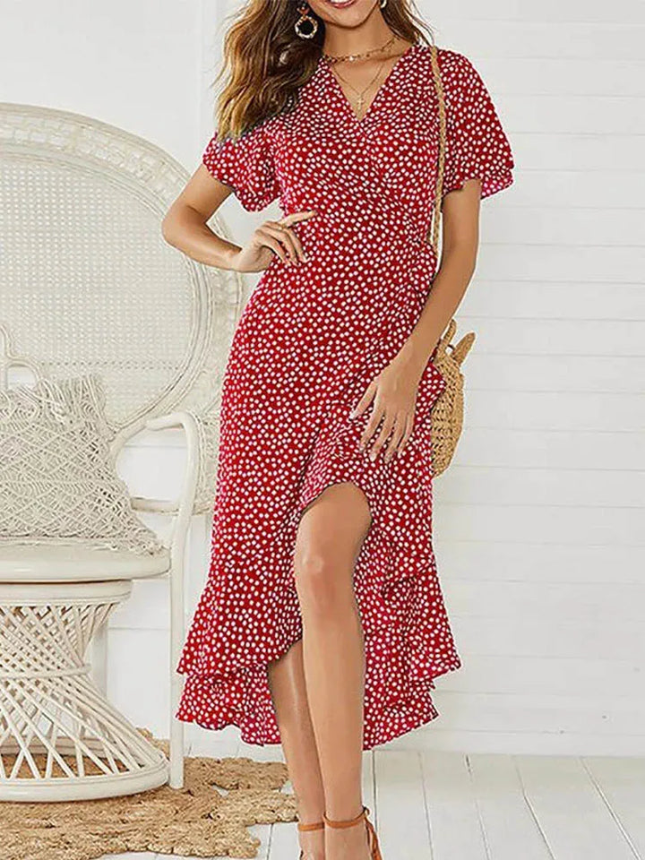 Soraya Floral Wrap Maxi Dress