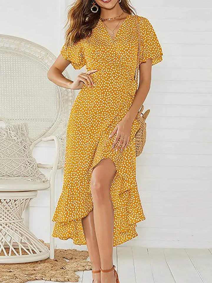 Soraya Floral Wrap Maxi Dress